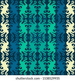 seamless pattern of ethnic pattern. fabric motif design. vector design inspiration. Creative textile for fashion or cloth. batik concept.