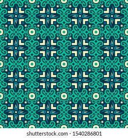 seamless pattern of ethnic pattern. fabric motif design. vector design inspiration. Creative textile for fashion or cloth. batik concept.