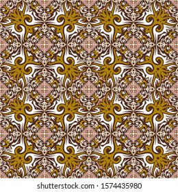 seamless pattern of ethnic pattern. fabric motif design. vector design inspiration. Creative textile for fashion,scraf,cloth. batik concept