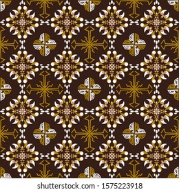 seamless pattern of ethnic pattern. fabric motif design. vector design inspiration. Creative textile for fashion,scraf,cloth. batik concept