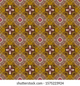 seamless pattern of ethnic pattern. fabric motif design. vector 

design inspiration. Creative textile for fashion or cloth. batik 

concept.