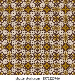 seamless pattern of ethnic pattern. fabric motif design. vector 
design inspiration. Creative textile for fashion or cloth. batik 
concept.