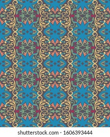 seamless pattern of ethnic pattern. fabric motif design. vector design inspiration. Creative textile for fashion,scraf,cloth. batik concept