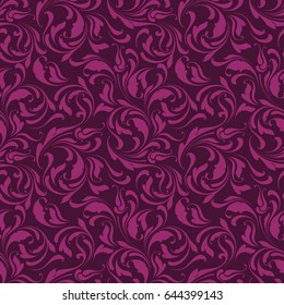 Seamless pattern with ethnic flowers. Floral texture for design textile, paper, wrapping.