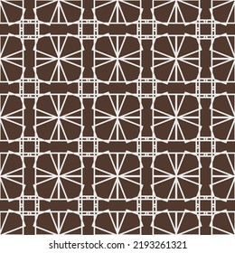Seamless pattern with ethnic geometric ornament.