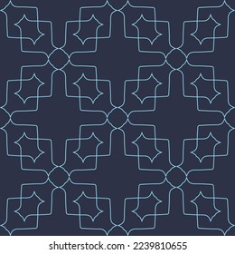 Seamless pattern with ethnic geometric ornament.
