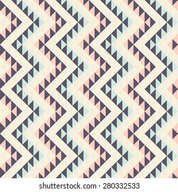 seamless pattern with ethnic geometric ornament