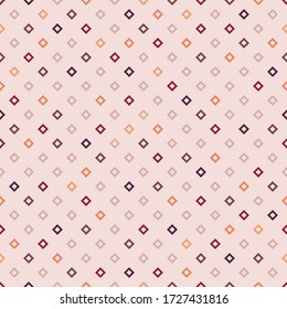 Seamless pattern. Ethnic motif. Checks ornament. Diamonds wallpaper. Rhombuses backdrop. Geometric background. Squares illustration. Digital paper, textile print, web design, abstract. Vector artwork.