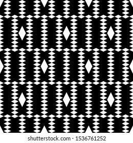 Seamless pattern. Ethnic motif. Diamonds backdrop. Lozenges wallpaper. Rhombuses ornament. Geometric background. Digital paper, textile print, web design, abstract.