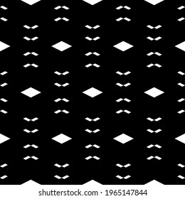 Patrón sin foco. Motivo étnico. Papel de la pared popular. Rombusos, ornamentos paralelogramas. Fondo de formas simples. Fondo geométrico. Papel digital, impresión textil, diseño web, abstracto. Obra vectorial.