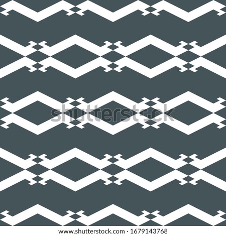 Seamless pattern. Ethnic motif. Folk background. Figures, rhombuses backdrop. Shapes, diamonds ornament. Geometric wallpaper. Digital paper, textile print, web design, abstract illustration. Vector.