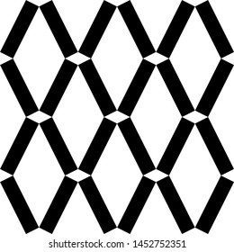 Seamless pattern. Ethnic motif. Rhombuses ornament. Diamonds backdrop. Lozenges wallpaper. Geometric background. Digital paper, textile print, web design, abstract. Vector artwork.