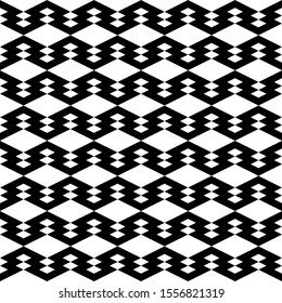 Seamless pattern. Ethnic motif. Rhombuses ornament. Diamonds backdrop. Lozenges wallpaper. Geometric background. Digital paper, textile print, web design, abstract. Vector artwork