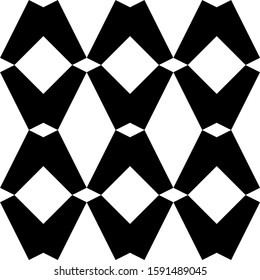 Seamless pattern. Ethnic motif. Rhombuses, squares ornament. Figures background. Simple shapes wallpaper. Geometrical backdrop. Digital paper, web designing, textile print, abstract. Vector artwork.