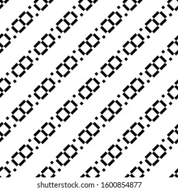 Seamless pattern. Ethnic motif. Tiles, signs backdrop. Diamonds, shapes wallpaper. Rhombuses, figures ornament. Textile print, web design, abstract illustration. Forms, checks background. Vector.