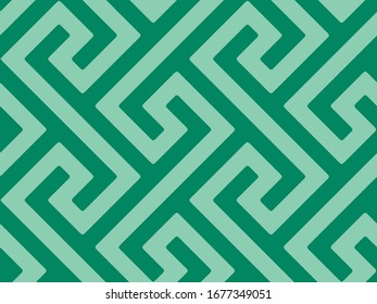 Seamless pattern with ethnic motifs in 2 colors. Vector illustration.