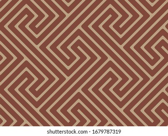 Seamless pattern with ethnic motifs in 2 colors. Vector illustration.
