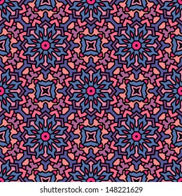 Seamless Pattern With Ethnic Ornament