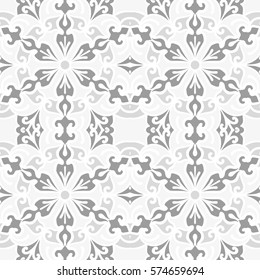 Seamless Pattern With Ethnic Ornament. Abstract Background For Design