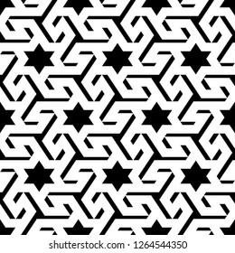 Seamless pattern. Ethnic ornament. Ancient mosaic. Embroidery background. Tribal wallpaper. Ethnical backdrop. Folk image. Tribe motif. Digital paper, web design, textile print. Vector art work