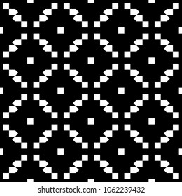 Seamless pattern with ethnic ornament. Embroidery background. Tribal wallpaper. Ethnical folk image. Tribe motif. Ancient mosaic. Digital paper for page fills, web design, textile print. Vector art.