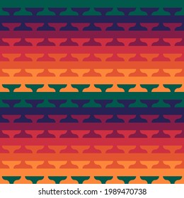 Seamless pattern. Ethnic ornament. Embroidery background. Tribal wallpaper. Ethnical folk image. Tribe motif. Ancient mosaic. Digital paper, web design, textile print, backdrop. Vector