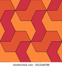 Patrón sin foco. Ornamento étnico. Fondo geométrico. Papel tapiz tribal. Imagen étnica. Motivo de la tribu. Mosaico antiguo. Papel digital. Diseño web popular. Fondo de impresión textil. Ilustración del vector