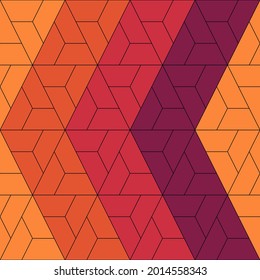 Seamless pattern. Ethnic ornament. Geometric background. Tribal wallpaper. Ethnical image. Tribe motif. Ancient mosaic. Digital paper. Folk web design. Textile print backdrop. Vector
