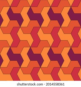 Patrón sin foco. Ornamento étnico. Fondo geométrico. Papel tapiz tribal. Imagen étnica. Motivo de la tribu. Mosaico antiguo. Papel digital. Diseño web popular. Fondo de impresión textil. Arte vectorial.