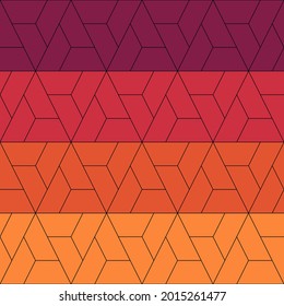 Seamless pattern. Ethnic ornament. Geometric background. Tribal wallpaper. Ethnical image. Tribe motif. Ancient mosaic. Digital paper. Folk web design. Textile print backdrop. Vector illustration.