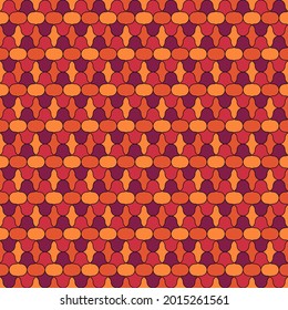 Seamless pattern. Ethnic ornament. Geometric background. Tribal wallpaper. Ethnical image. Tribe motif. Ancient mosaic. Digital paper. Folk web design. Textile print backdrop. Vector illustration