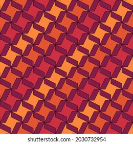 Seamless pattern. Ethnic ornament. Geometric background. Tribal wallpaper. Ethnical image. Tribe motif. Ancient mosaic. Digital paper. Folk web design. Textile print backdrop. Vector artwork.