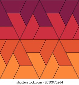 Patrón sin foco. Ornamento étnico. Fondo geométrico. Papel tapiz tribal. Imagen étnica. Motivo de la tribu. Mosaico antiguo. Papel digital. Diseño web popular. Fondo de impresión textil. Vector