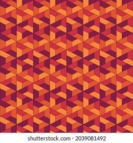 Seamless pattern. Ethnic ornament. Geometric background. Tribal wallpaper. Ethnical image. Tribe motif. Ancient mosaic. Digital paper. Folk web design. Textile print backdrop. Vector illustration