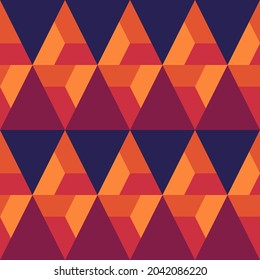 Seamless pattern. Ethnic ornament. Geometric background. Tribal wallpaper. Ethnical image. Tribe motif. Ancient mosaic. Digital paper. Folk web design. Textile print backdrop. Vector.