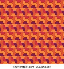 Seamless pattern. Ethnic ornament. Geometric background. Tribal wallpaper. Ethnical image. Tribe motif. Ancient mosaic. Digital paper. Folk web design. Textile print backdrop. Vector