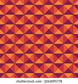 Seamless pattern. Ethnic ornament. Triangles background. Tribal wallpaper. Ethnical image. Triangle shapes motif. Ancient mosaic. Digital paper. Folk web design. Textile print.