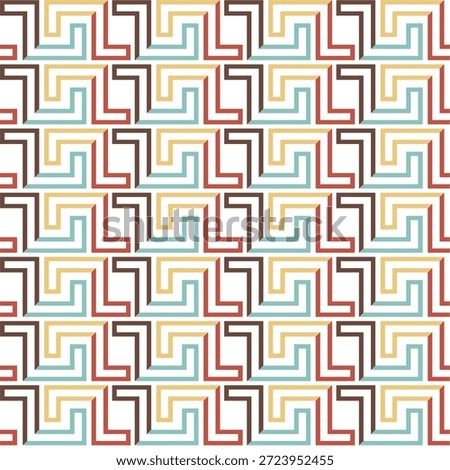 seamless pattern with ethnic ornament. vector illustration. Vector seamless pattern. Modern stylish texture. Repeating geometric pattern tiles with staggered squares. eps10