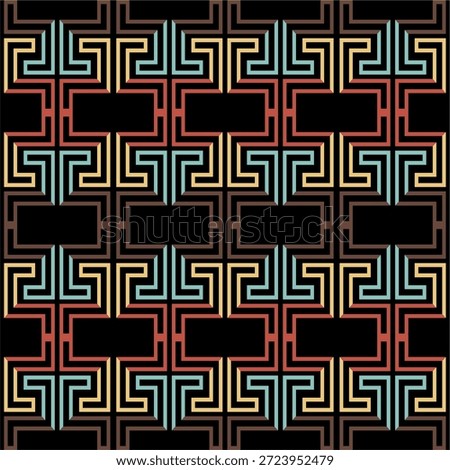 seamless pattern with ethnic ornament. vector illustration. Vector seamless pattern. Modern stylish texture. Repeating geometric pattern tiles with staggered squares. eps10