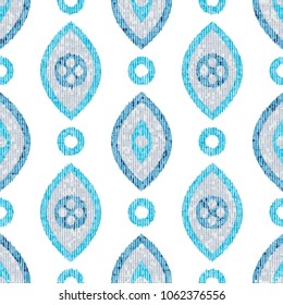 Seamless pattern in ethnic style. Geometric texture.