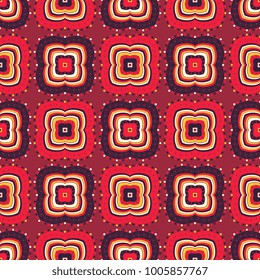 Seamless pattern ethnic style. Vintage decorative texture. Indian, arabic motive.