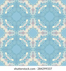 Seamless pattern ethnic style. Vintage decorative texture. Indian, arabic motive.
