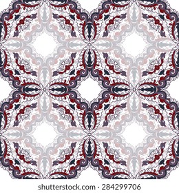 Seamless pattern ethnic style. Vintage decorative texture. Indian, arabic motive.