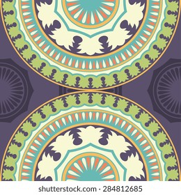 Seamless pattern ethnic style. Vintage decorative texture. Indian, arabic motive.