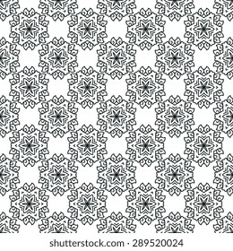 Seamless pattern ethnic style. Vintage decorative texture. Indian, arabic motive.