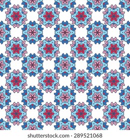 Seamless pattern ethnic style. Vintage decorative texture. Indian, arabic motive.