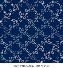 Seamless pattern ethnic style. Vintage decorative texture. Indian, arabic motive.
