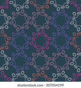 Seamless pattern ethnic style. Vintage decorative texture. Indian, arabic motive.