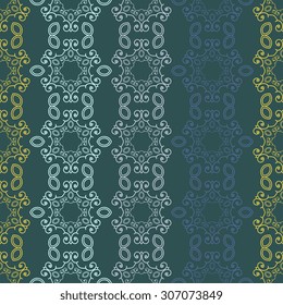 Seamless pattern ethnic style. Vintage decorative texture. Indian, arabic motive.