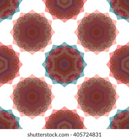 Seamless pattern ethnic style. Vintage decorative texture. Indian, arabic motive.